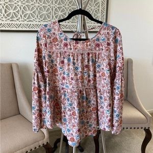 Knox Rose || Boho Floral Blouse